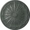 Ekena Millwork Artis Ceiling Medallion, Hand-Painted Athenian Green Crackle, 27 1/8"OD x 2 5/8"P CM27ARAGC - alternate 1